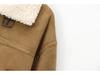 2025 Retro Women's Double-Sided Jacket with Middle Zipper - European & American Style