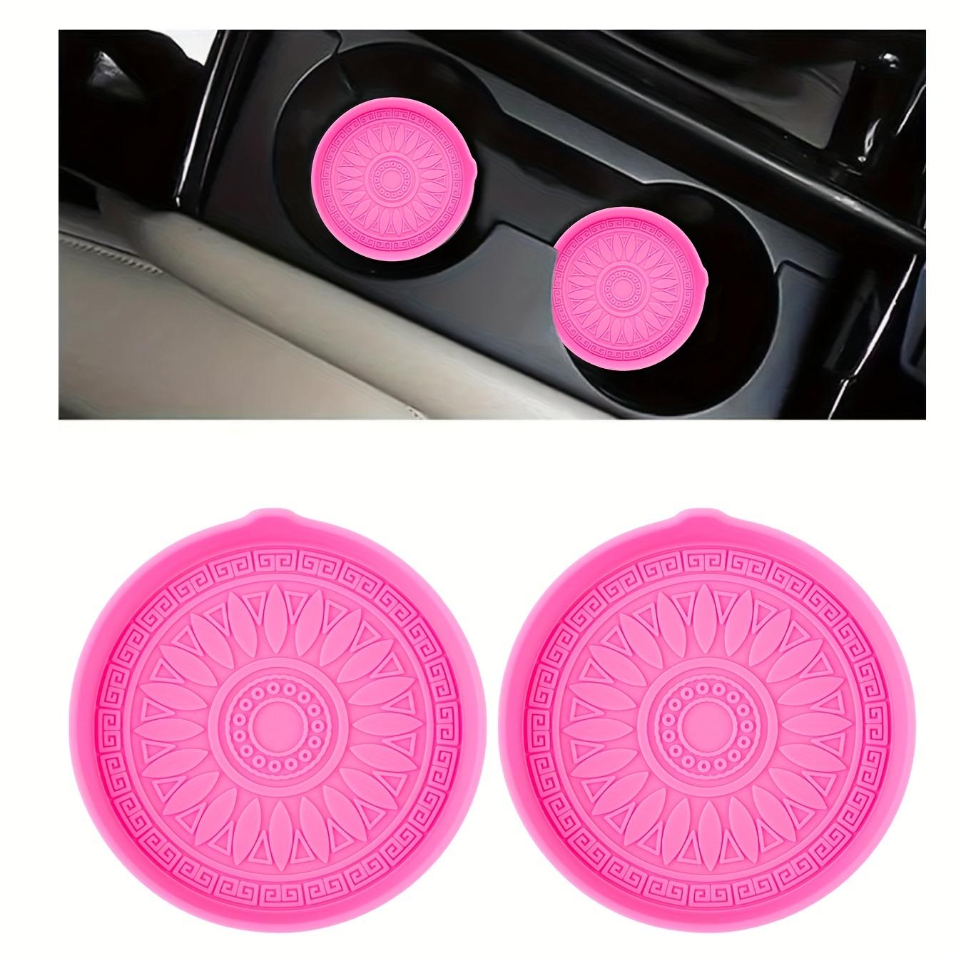 

2PCS General Motors Water Cup Mat Interior Control Anti slip Mat Multi functional Car Cup Mat Personalized Silicone Storage Mat