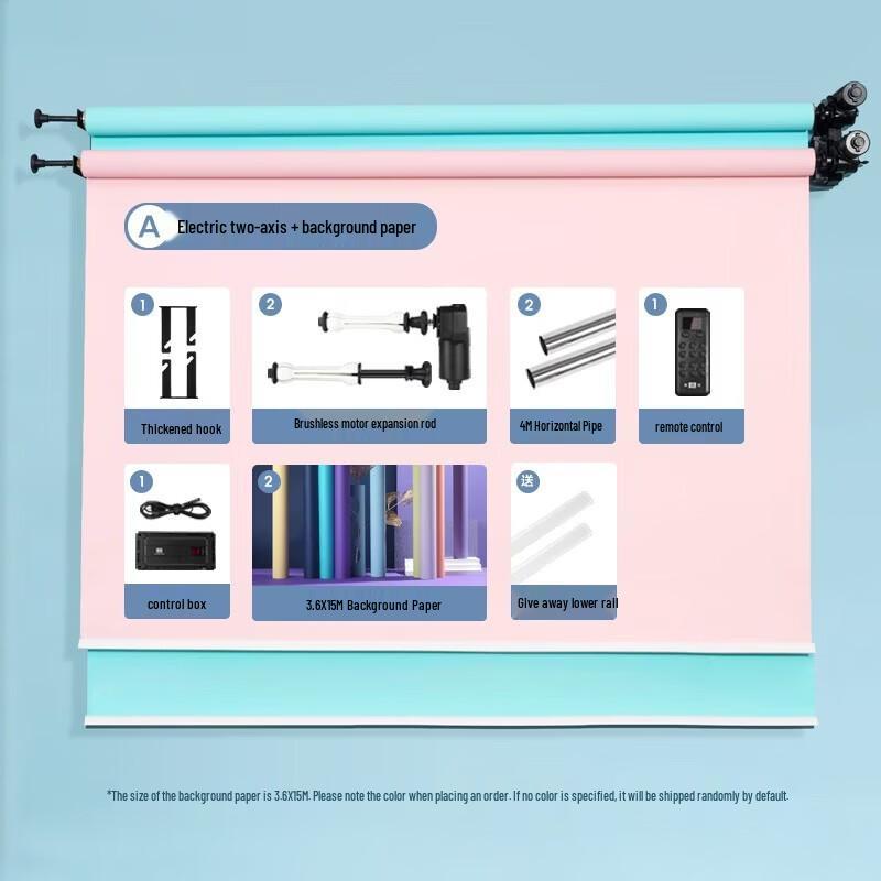 MiaoTu Motorized Photography Background Support System