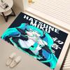 1pc Hatsune Miku Print Area Rug - Soft, Washable Non-Slip Indoor Mat, Living Room, Home Office Decorative Rug,Office Decorative