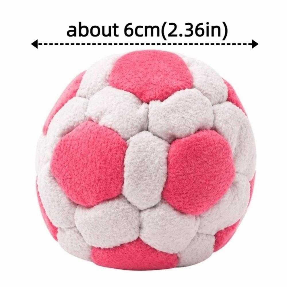 6cm Soft Juggling Balls Football Shape Footbag Sacks Beginner Juggling Ball  Group Playing