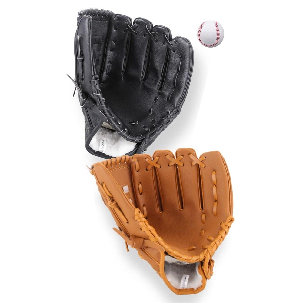

YUGANG PLUSGOODS Catch Ball Set for Adults 2 Gloves Baseball Pair for Couples Right-handed and Left-handed