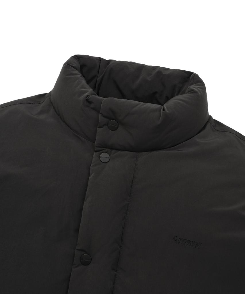 COVERNAT Rds Below Down Short Puffer Charcoal