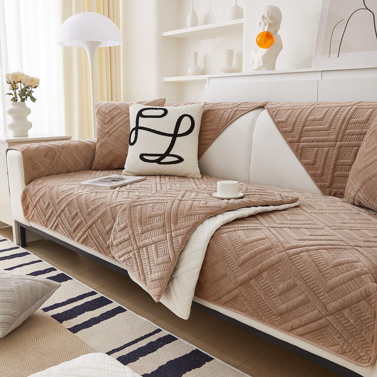 

Чехол на диван для декора гостиной, современный диван, подушка для собаки, детский коврик, защитный чехол для дивана, мягкий утолщенный стул, диван, полотенце 70x180cm 1pcs