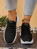 Women's Summer Lightweight Running Shoes - Trendy Flat Bottom Sneakers for Students and Casual Wear