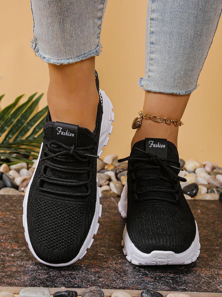 Women's Summer Lightweight Running Shoes - Trendy Flat Bottom Sneakers for Students and Casual Wear