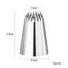 2D Icing Piping Tips Stainless Steel Pastry Nozzle Set for Cupcake Cake Decorating Home Baking Bakery Professional Use