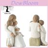 Encantador Figurine de Resina de Mãe e Bebê para Decoração de Quarto de Casa Presente