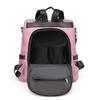 Women's Nylon Backpack Color Contrast Large Capacity Women's Backpack Mummy Bag