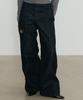 SSIN AND LEE (W) Finished Raw Denim Pants Indigo Black
