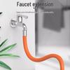 Universal Silicone Rotating Faucet Extender: Anti-Splash, Flexible, and Adjustable Hose