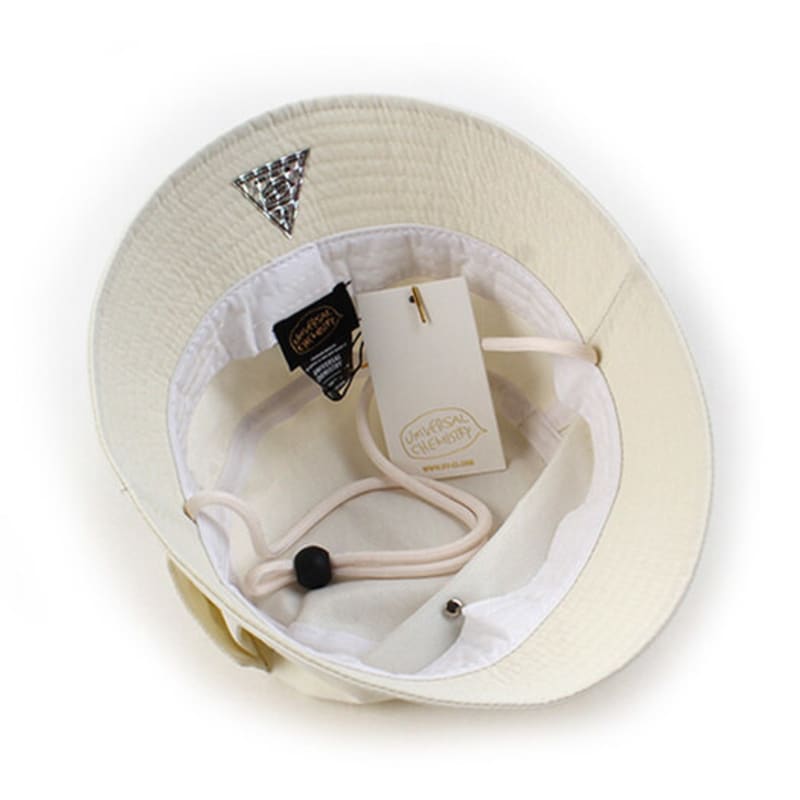 Universal Chemistry String Pocket Ivory Bucket Hat