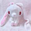 Anime Hanyou Usagi All Purpose Long Ear Bunny Plush Keychain Gloomy Bear Pink White Lovely Plush Doll Toy Soft Stuffed Bag Charm