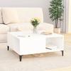 Coffee Table White 80 X 80 X 36.5 Cm Engineered Wood White
