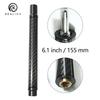6.1inch Cue Extension Carbon Fiber Extension for Shaft Pool Cue 155mm Middle Extended Handle Uniloc Quick Release Pool Cue Stick