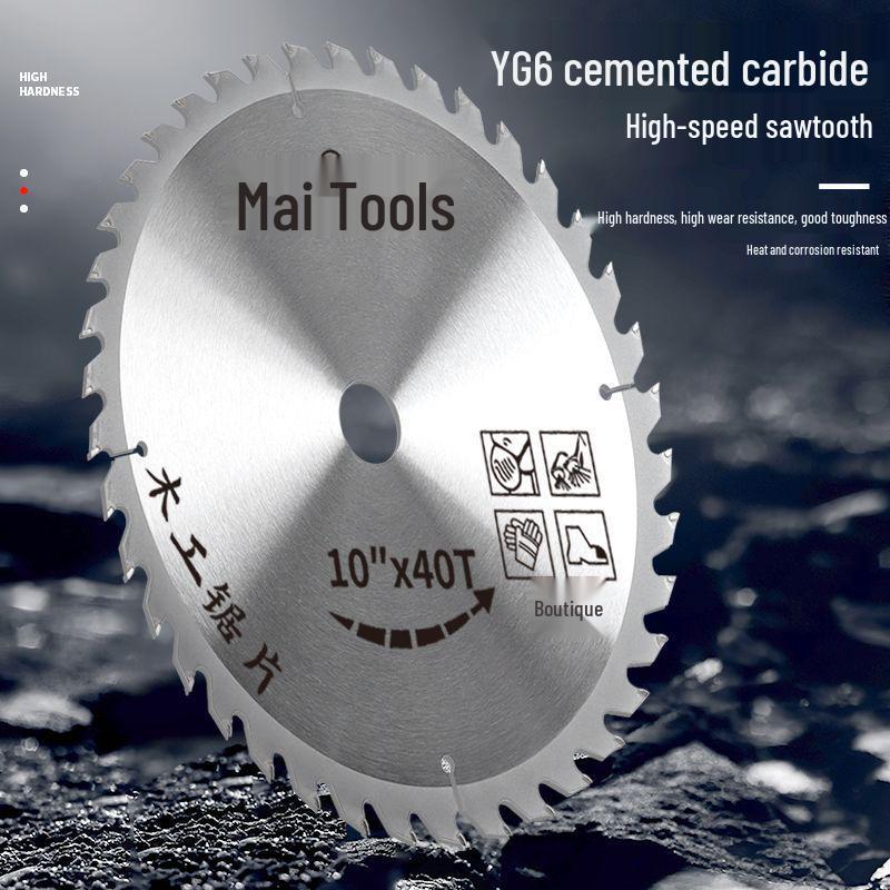 High-Hardness Dual-Purpose Saw Blade: Aluminum-Wood Alloy for Eco & Paint-Free Boards.