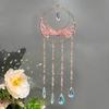 Elegant Natural Crystal Stone Sun Catcher Wind Chimes Bohemian Handmade Bedroom Hanging Ornaments Wall Decor Home Accessories