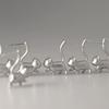 Unique Cat Earring Minimalist Piercing Earring Daily Wear Long Tail Cat Earring