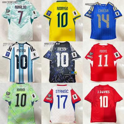 2026 World Cup Jersey Portugal Brazil Argentina Italy South Korea National Jersey C Ronaldo, Football Jersey