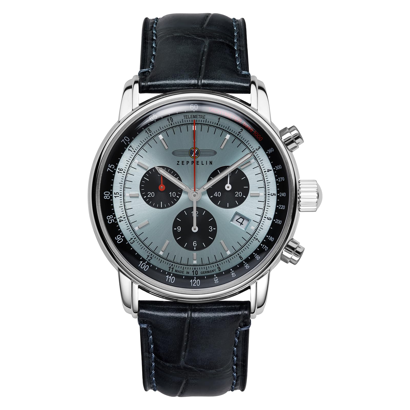 

Повсякденний годинник LZ14 Marine Black [Zeppelin] 8886-2 Чоловічий [Товар] світло-синій колір