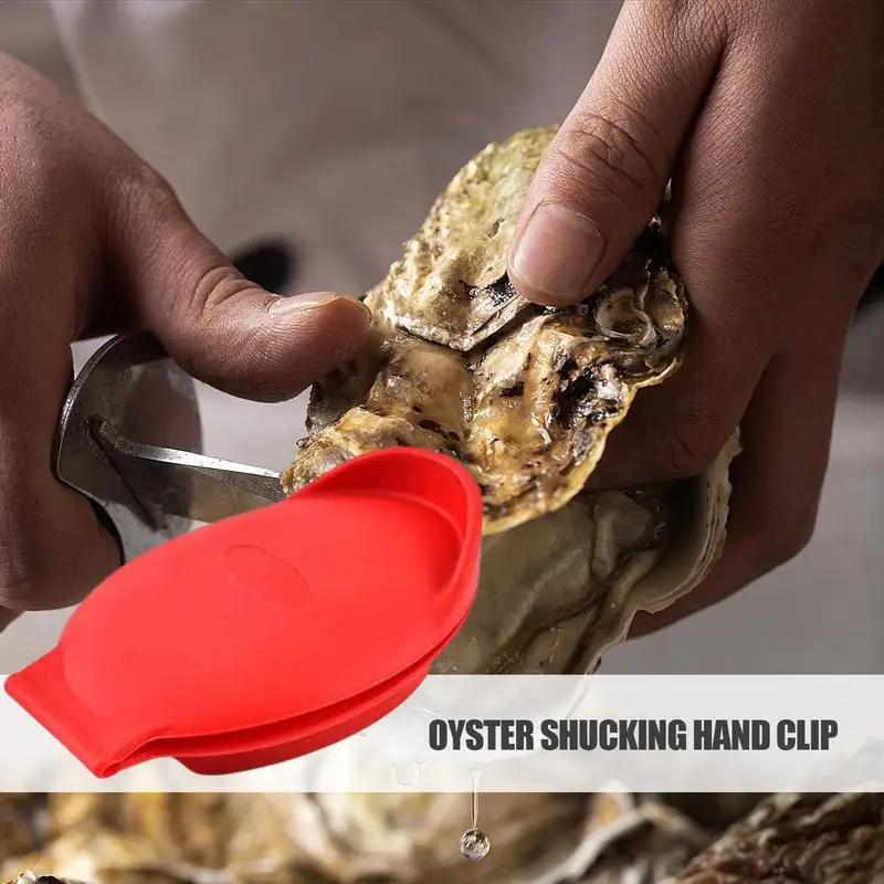 Otevírák na ústřice a mušle Ergonomický Bezpečný Silikonový Kleště na otevírání ústřic Snadné ovládání Kleště na otevírání ústřic Barevně stálé