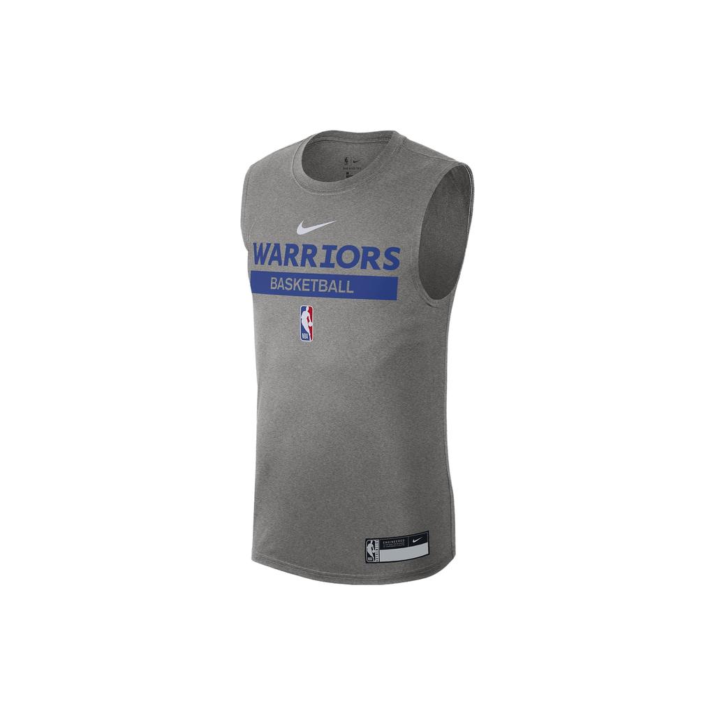 Nike Golden State Warriors Logo Print Vintage American Sports Training Tank Top Men Tops Gray DR6765-063