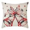 Christmas Throw Pillowcase Home Nordic Holiday Decoration Linen Super Soft Short Plush Sofa Pillowcase