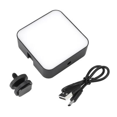 LED Videoleuchte 3 Farbtemperatur Dimmbar Wiederaufladbar Auf Kamera Videoleuchte Tragbar