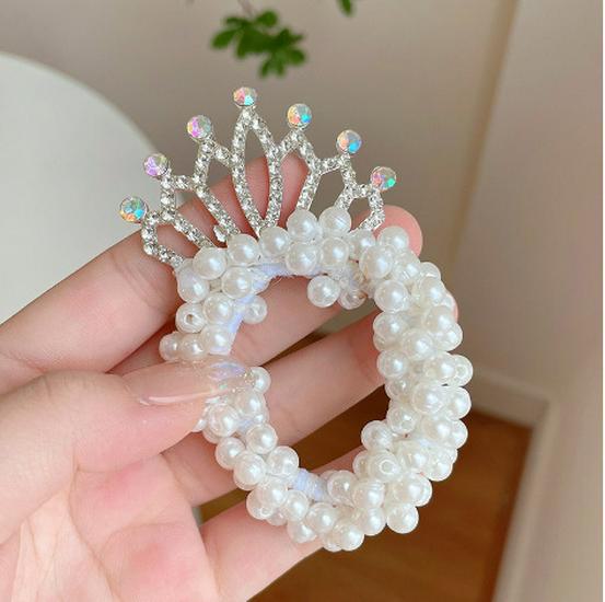 Korean Princess Hair Accessories - Cute Flower Hair Ring for Kids