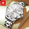 OLEVS 2910 Man Watch Fashion Classic Business Watch Digital Dial Dual Calendar Waterproof Luminous Original Quartz Men's Watches