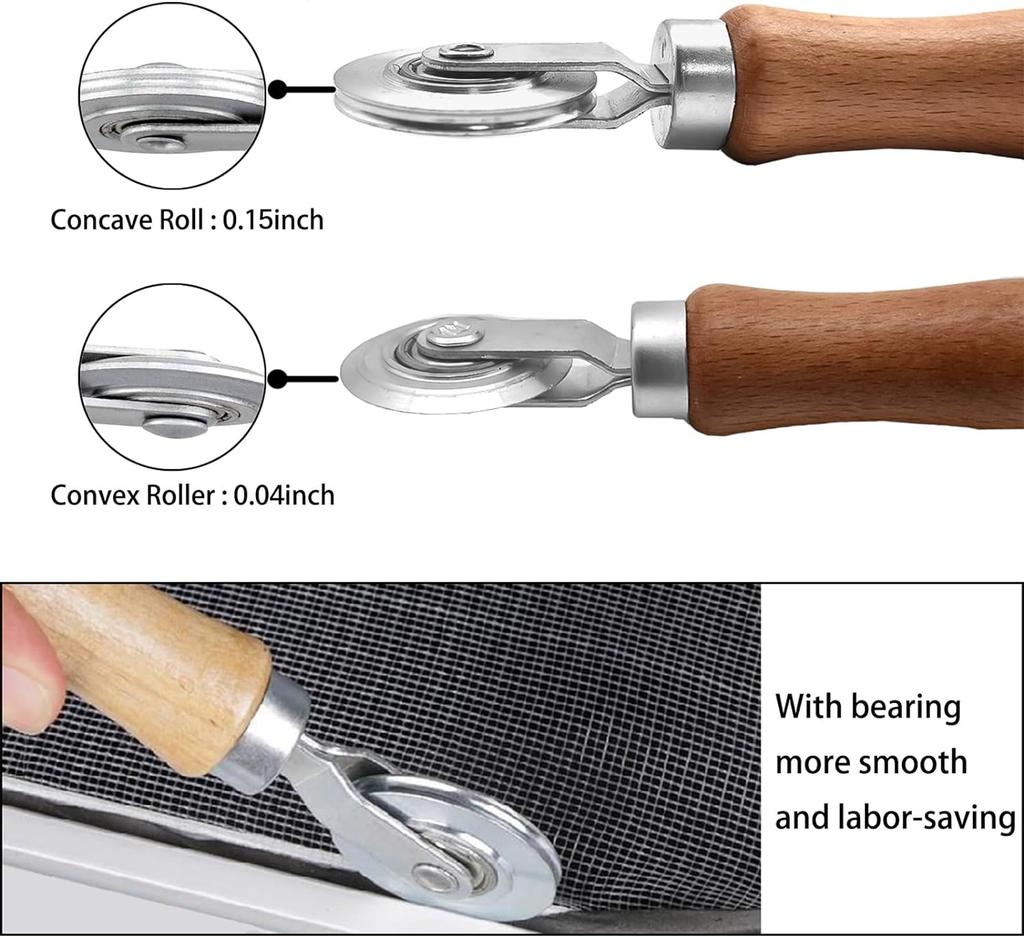 Screen Rolling Tools Screen Spline Repair Roller Door Window Installation Hand Crank Spline Roller Home Tools Hand Spline Roller