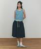 Ceme Banding Rope Midi Skirt(Nv)