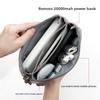 Double Layer Digital Gadget Storage Bag Portable Oxford Cloth Power Bank Pouch Travel Organizer Case for Charger Earphone USB Cable Small Electronic