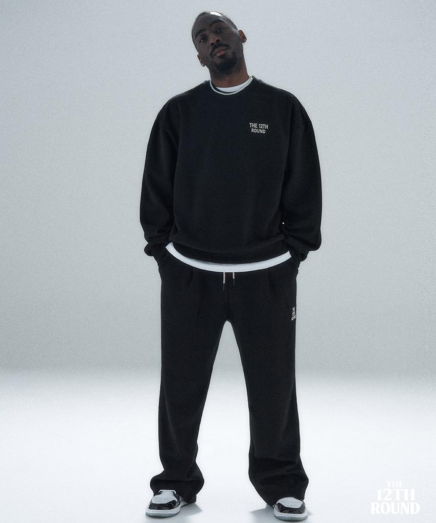 Deoteuwelbeulaundeu The 12Th Round Sweat Pants Black