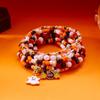 New Creative Pumpkin Skull Ghost Spider Bracelets Set for Women Handmade Polymer Clay Beads Stackable Bracelet Halloween Jewelry