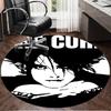 1PC The Cure Band Portraits Round Rug, Non-slip Chair Mat, Home Decor, Circle Carpet Perfect for Office, Bedroom, Living Room,Christmas gift