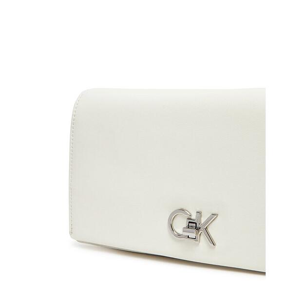 Handbag Calvin Klein Re-Lock Mini Conv LV04F3103G White