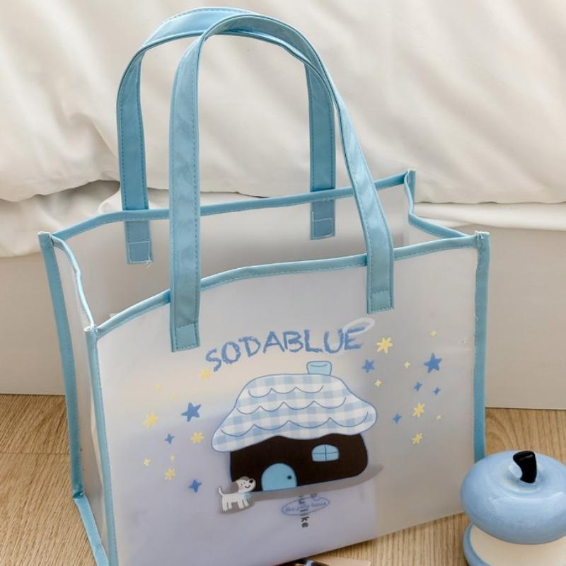 Transparente Gelee Handtasche Sommer Strandtasche Damen Schwimmtasche Aufbewahrungstasche Täglich Vielseitig Einkaufstasche