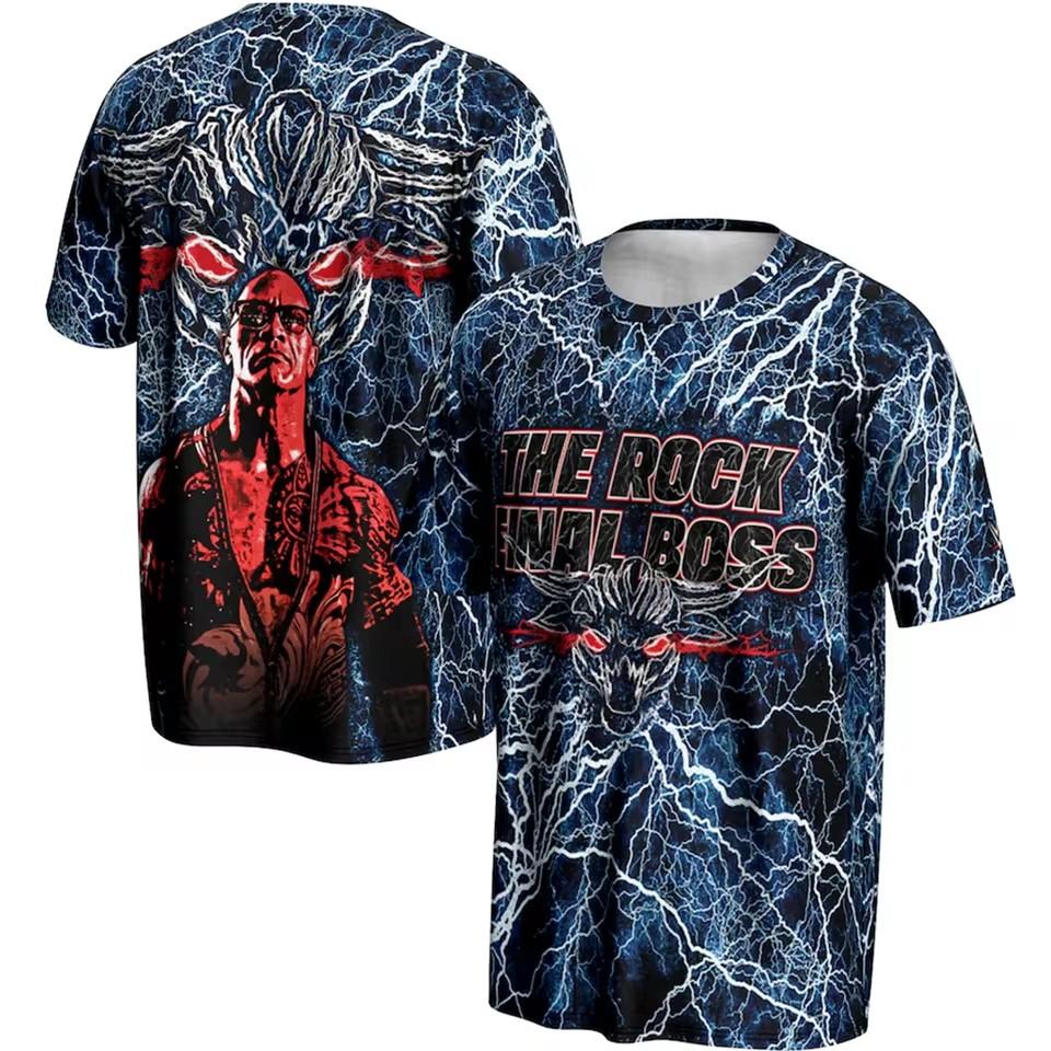 Men's Black 3D Printed T-Shirt High-End Street Hip-Hop Fashion Trend Loose Comfortable Suitable Outdoor Activities