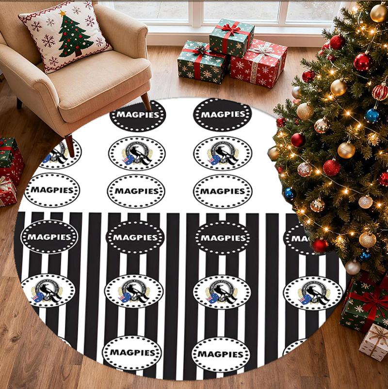Football Club Pattern Round Rug, Indoor/Outdoor Mat, for Picnic, Gameroom, Bedroom, Office, Living Room, Home Decor Carpet, Birthday Gift