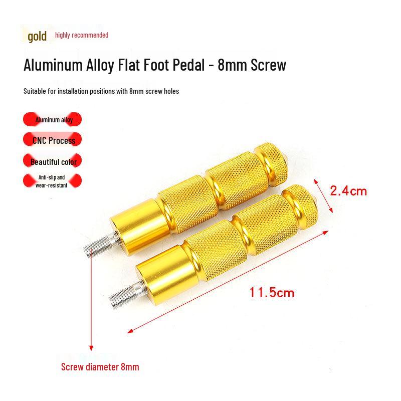 Diama New Standard Electric Bicycle Pedals & Footrests for Battery Car Modification