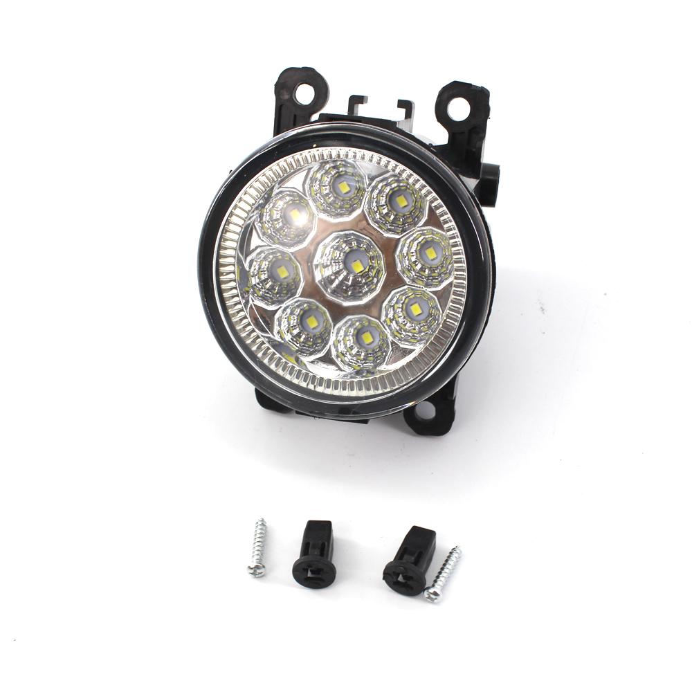 Pair Car LED Bumper Fog Light Lamp Assembly Front Foglight For Ford Transit Tourneo Connect Focus 2 3 Hatchback Saloon