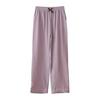 [BIIYUHN] Women's Pajamas, Pants Only, 100% Cotton, Double Gauze, Wide Pants, Sweat Absorbent, Quick Drying, Comfortable, Cool, Celebration, Present,