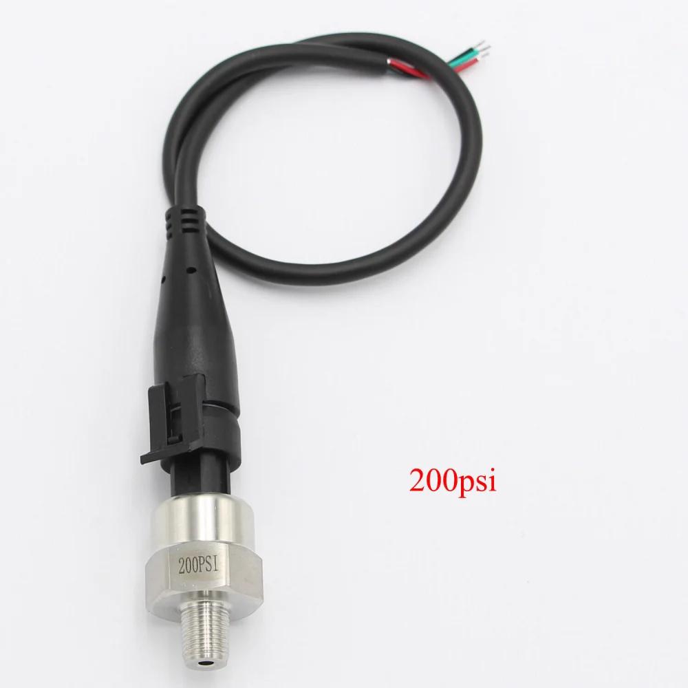 5V 1/8” NPT Pressure Transducer or Sender 30psi-500Psi for Fuel Diesel Oil Air Water