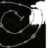 Versatile Light Luxury Titanium Steel Women's Necklace with OT Buckle - Long Chain Pig Nose Design Temperament Accessory.