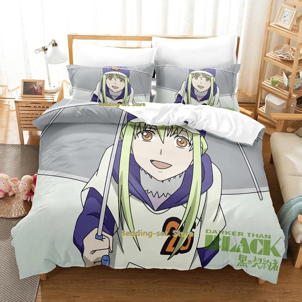 Comfortable Anime Print Bedding Set With Duvet Cover And Pillowcases Single Twin Full Queen King Sizes For Adults And Kids
