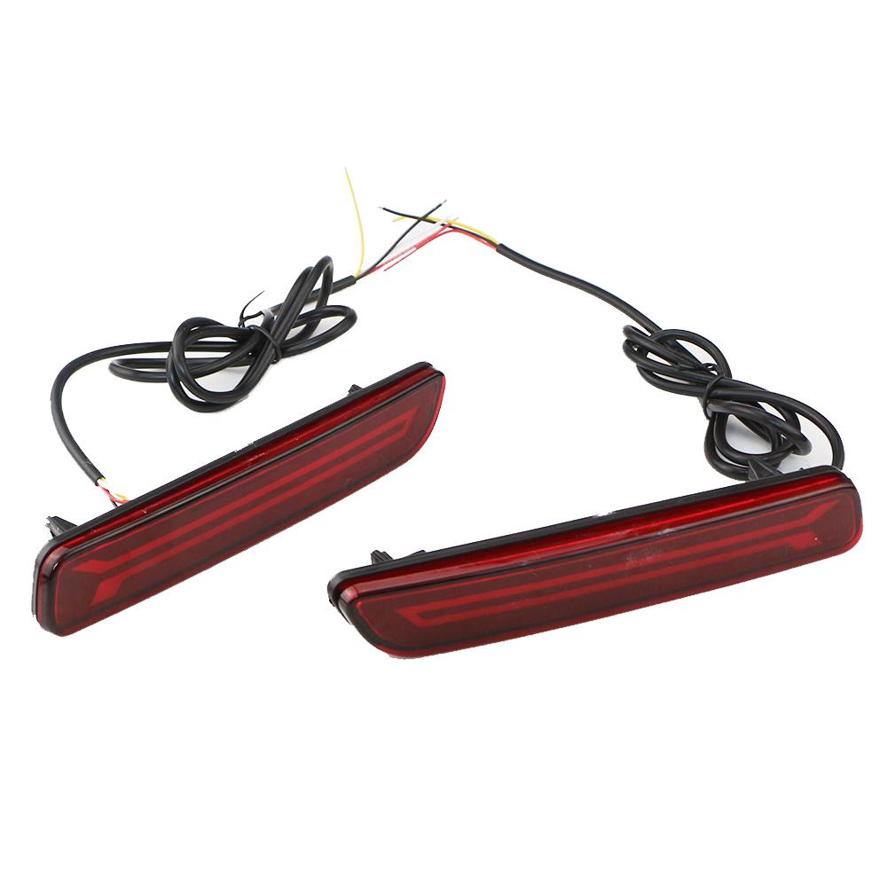 2Pcs LED Brake Lights for Suzuki Ertiga Ciaz Vitara S-Cross SX4 Splash Rear Bumper Reflector Tail Lamp