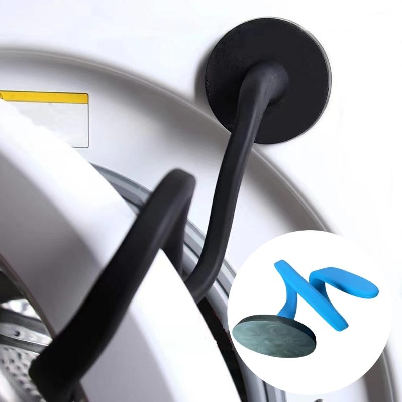 Blue Washing Machine Door Holder, Magnetic Front Load Washer Door Props Durability Support Brackets for Home Appliance