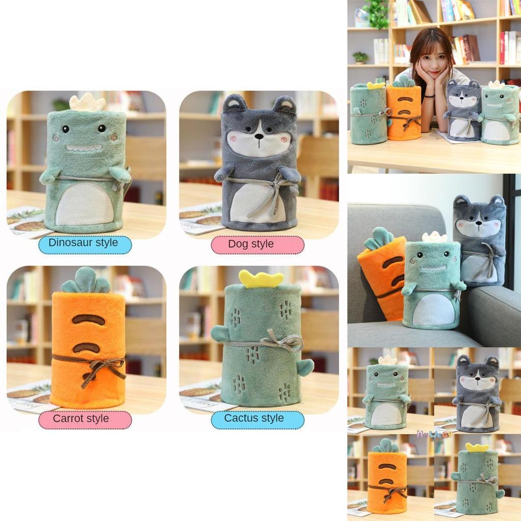 Cobertor Aconchegante de Ar Condicionado com Desenhos Animados de Animais para Crianças com Dinossauros Adoráveis