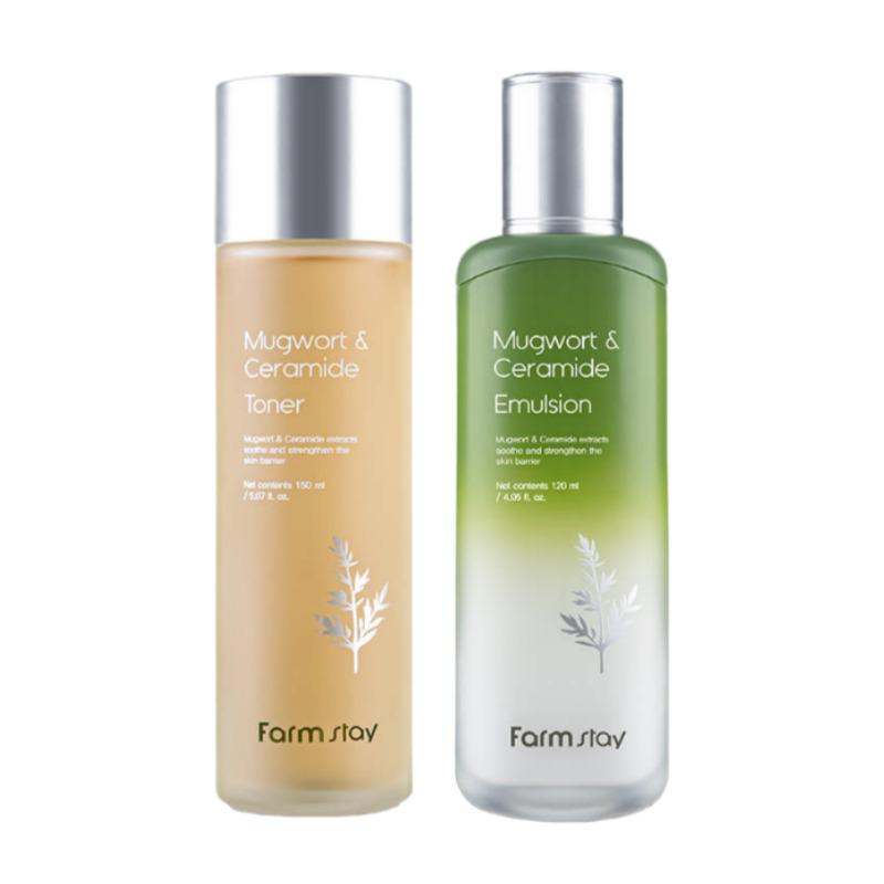 

Farmstay Mugwort Deep Hydration Toner 150ml + Emulsion 120ml Set
